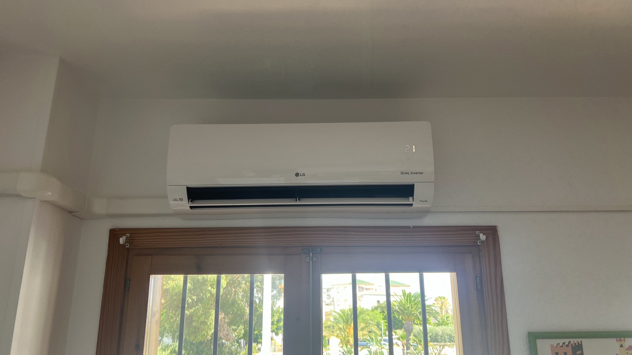 Klimatyzacja na parterze bungalowu Casa Hannah La Mata